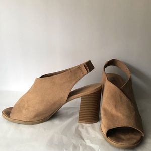 Tilda Sling Back Open Toe Heels